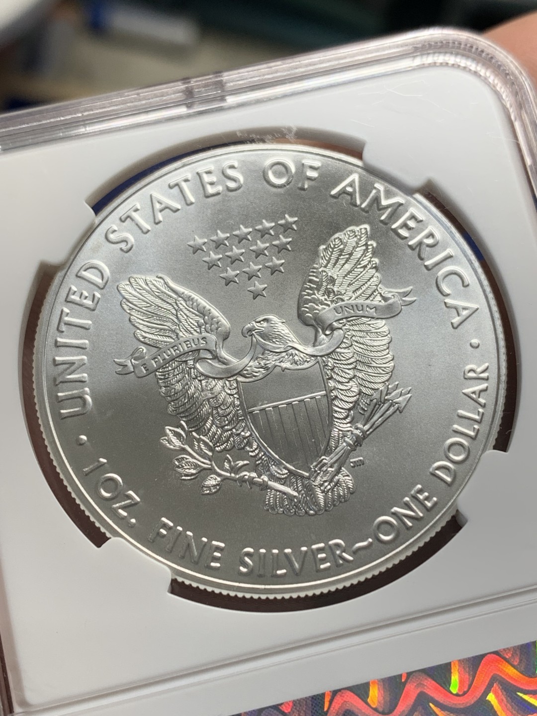 《竞宝斋》第150场-周日，周一，周四 3场 (全场包邮) 美国 2017年 行走 1美元银币 1盎司 31.1克 999银