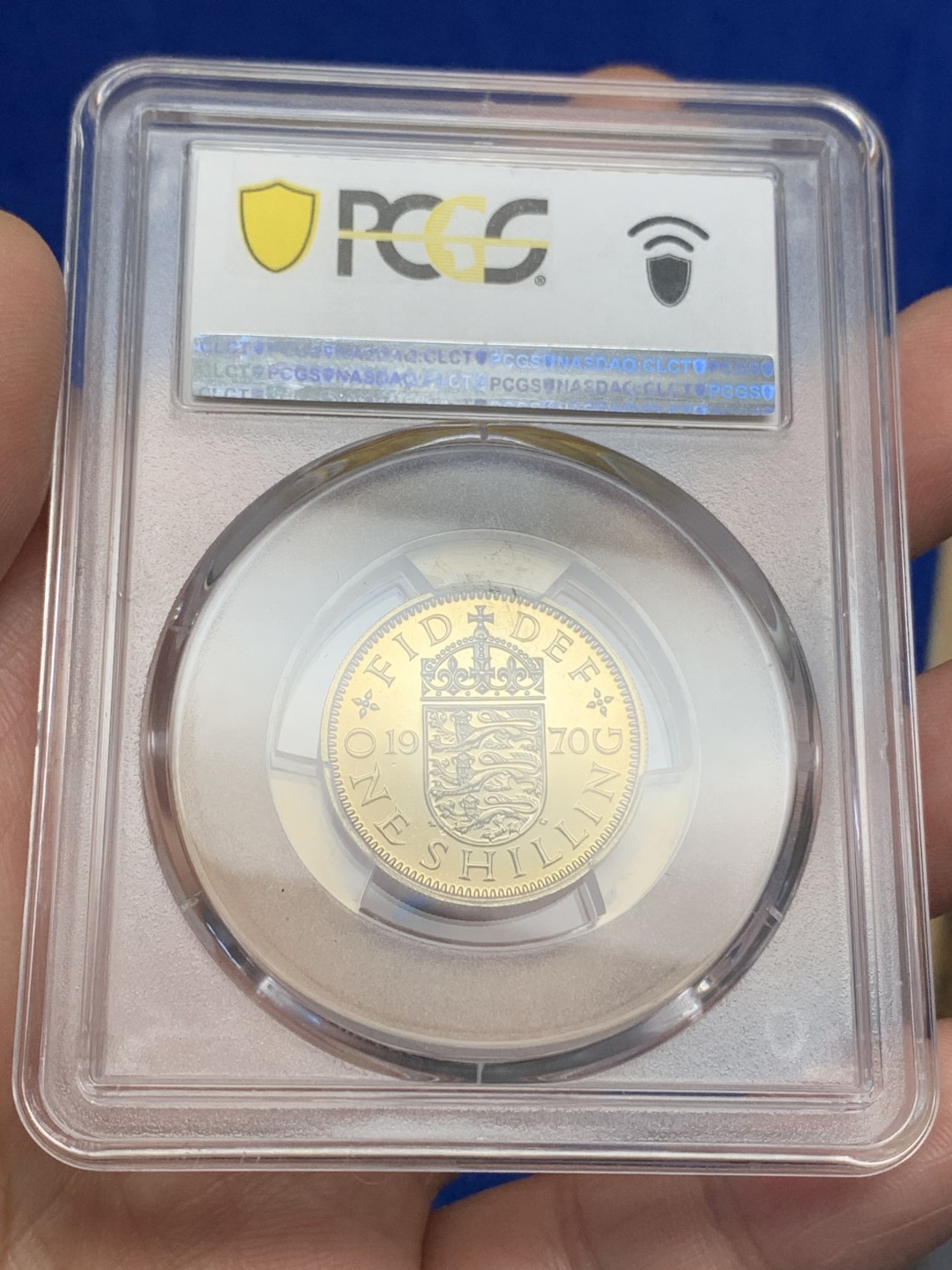 《竞宝斋》第150场-周日，周一，周四 3场 (全场包邮) PCGS PR67 1970年英国精制1先令 12进制关门精制币