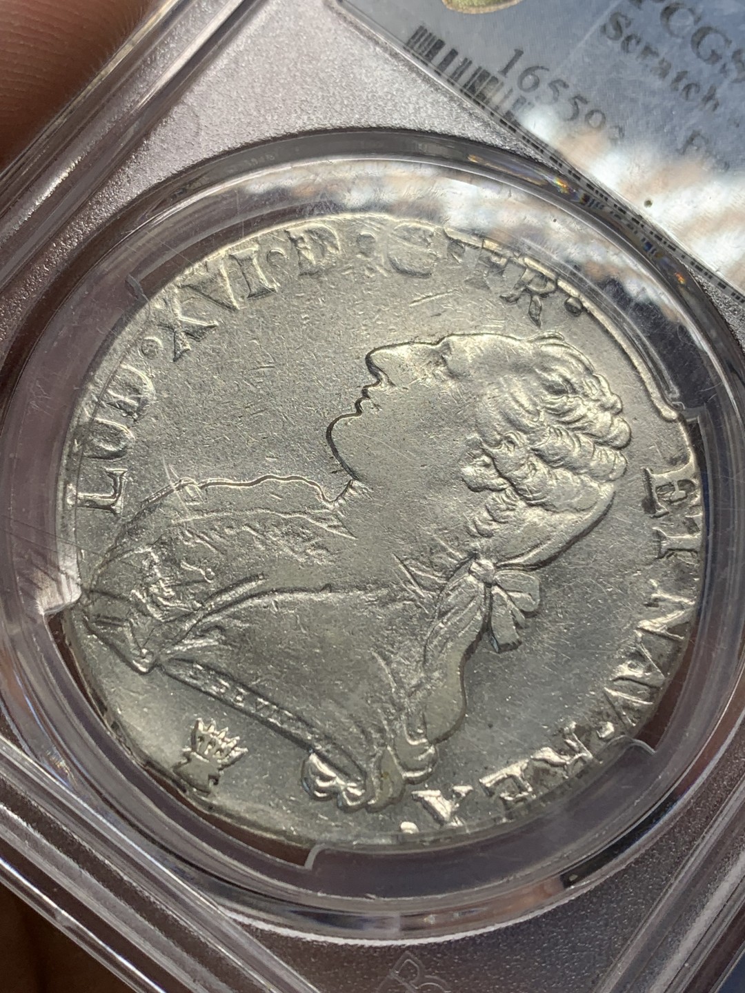 《竞宝斋》第150场-周日，周一，周四 3场 (全场包邮) PCGS-VFD 法国1784年I版路易十六埃居大银币