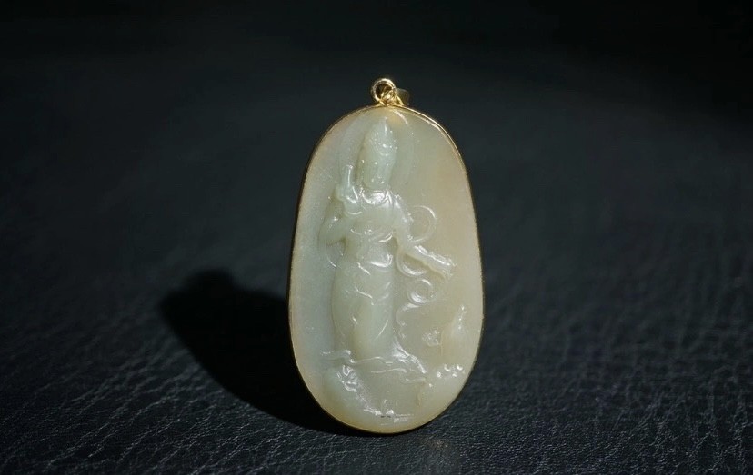 ｜冷门出品｜精选专拍·第贰拾陆场· 苏工老和田玉观音挂件