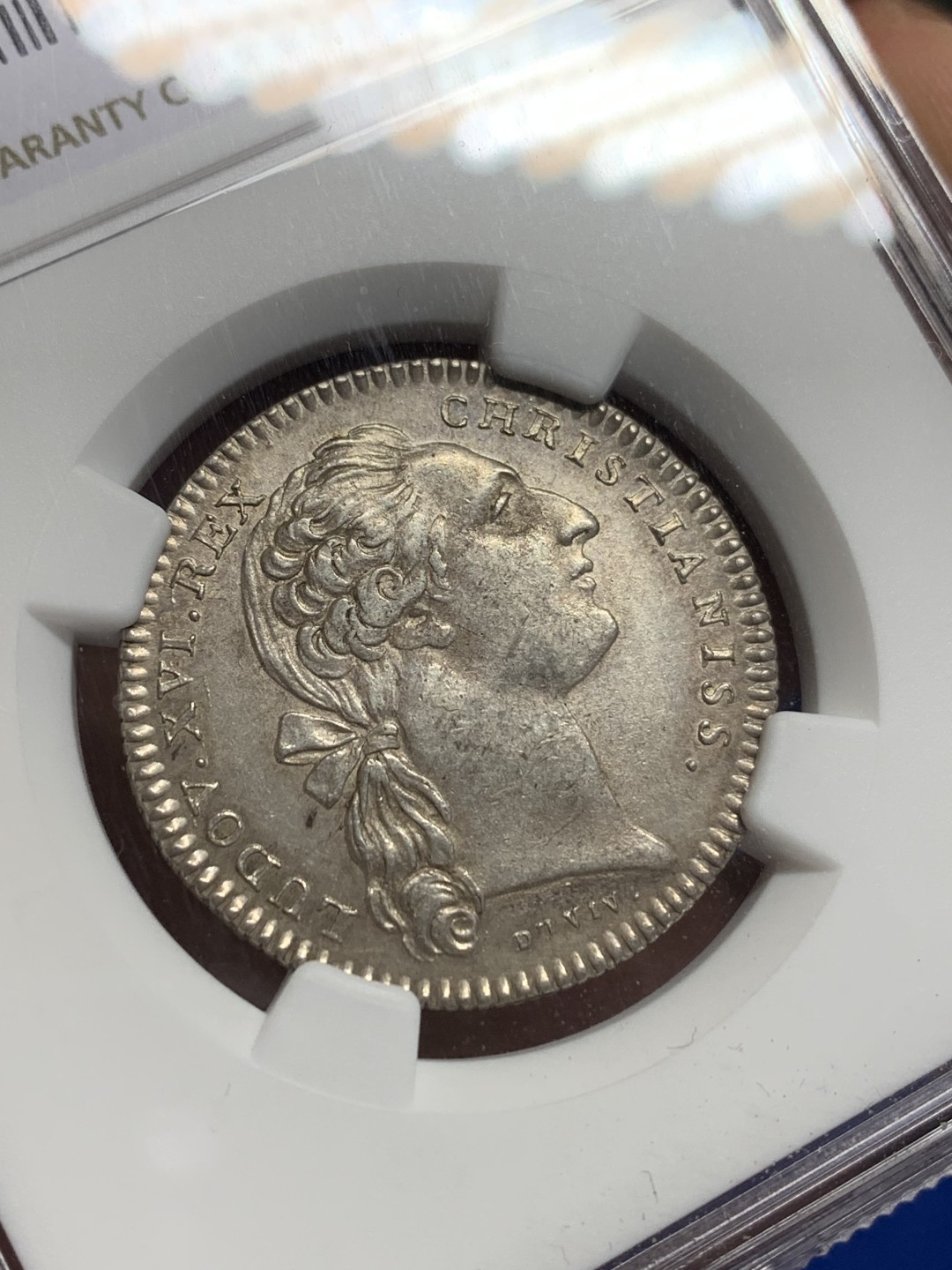 《竞宝斋》第150场-周日，周一，周四 3场 (全场包邮) NGC-MS62 法国路易十六 皇家科学院 圆形JETON 顶级品相