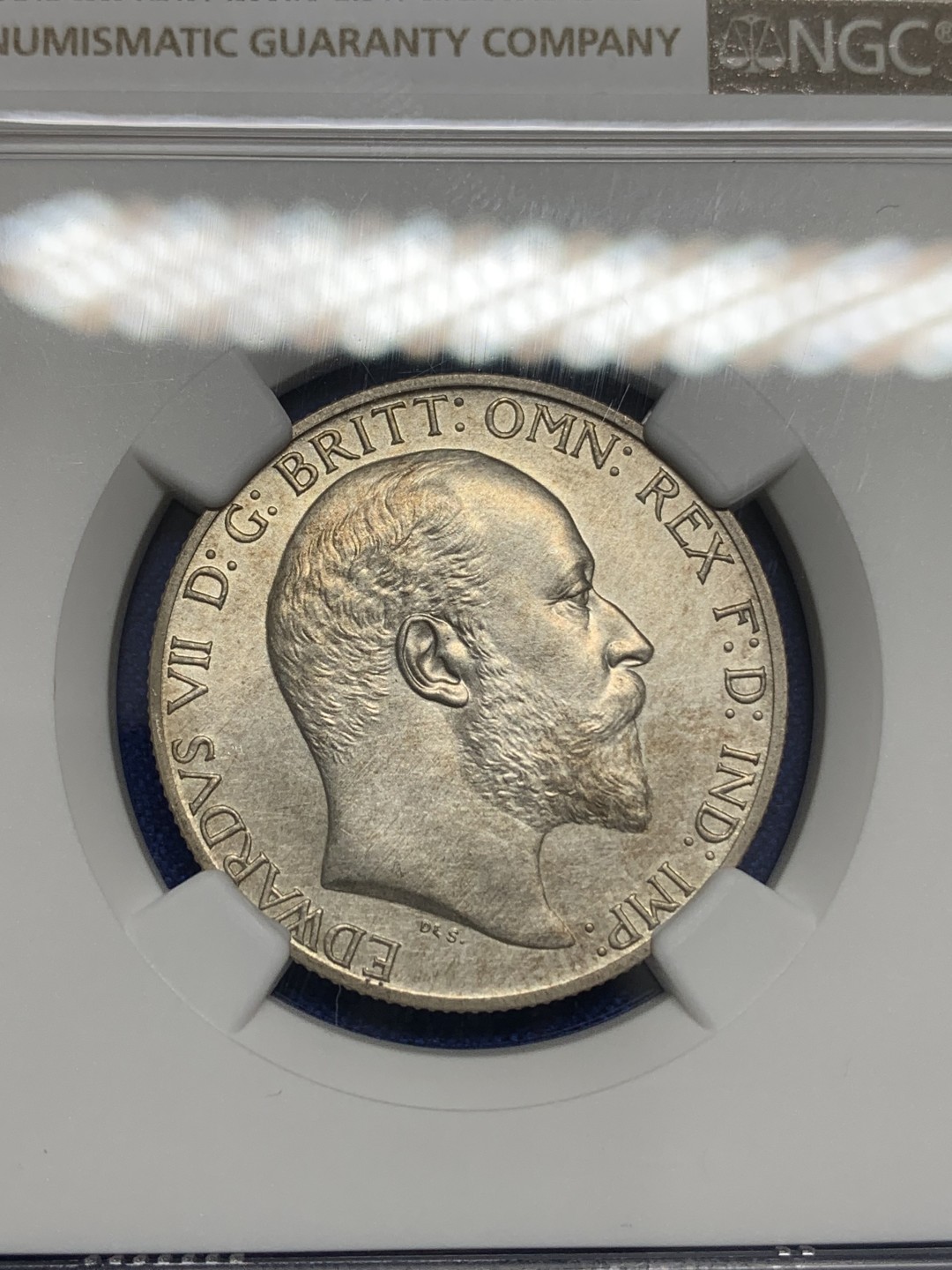 《竞宝斋》第150场-周日，周一，周四 3场 (全场包邮) NGC-PF61matte 1902年 爱德华七世 2先令 海神先令，老味道，底板无痕