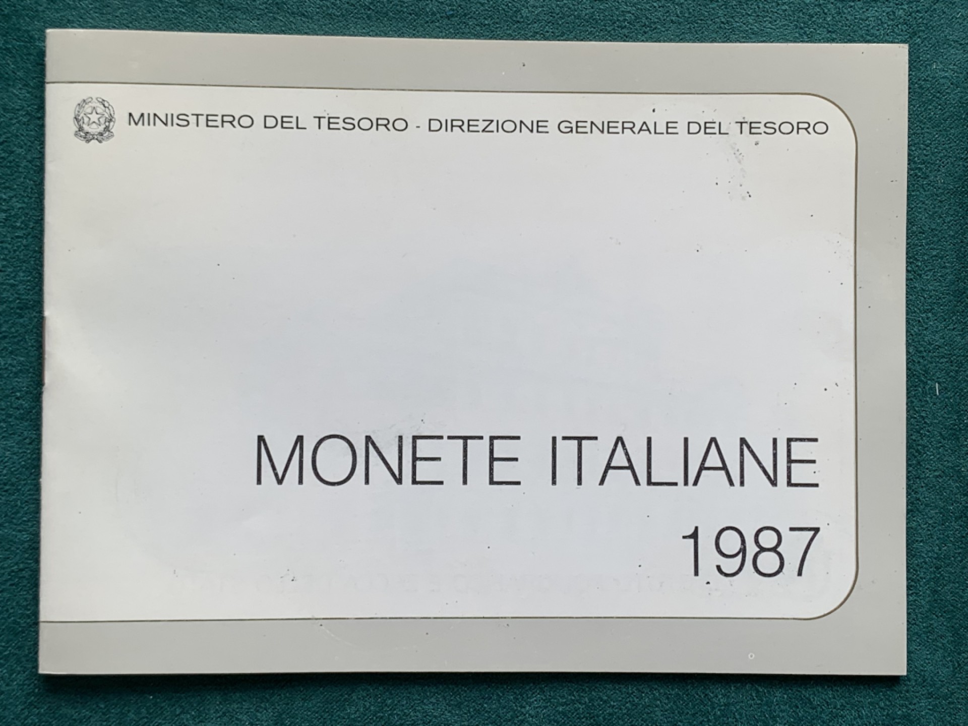 《竞宝斋》第150场-周日，周一，周四 3场 (全场包邮) 1987年原盒带证书意大利精制套币含两枚银币