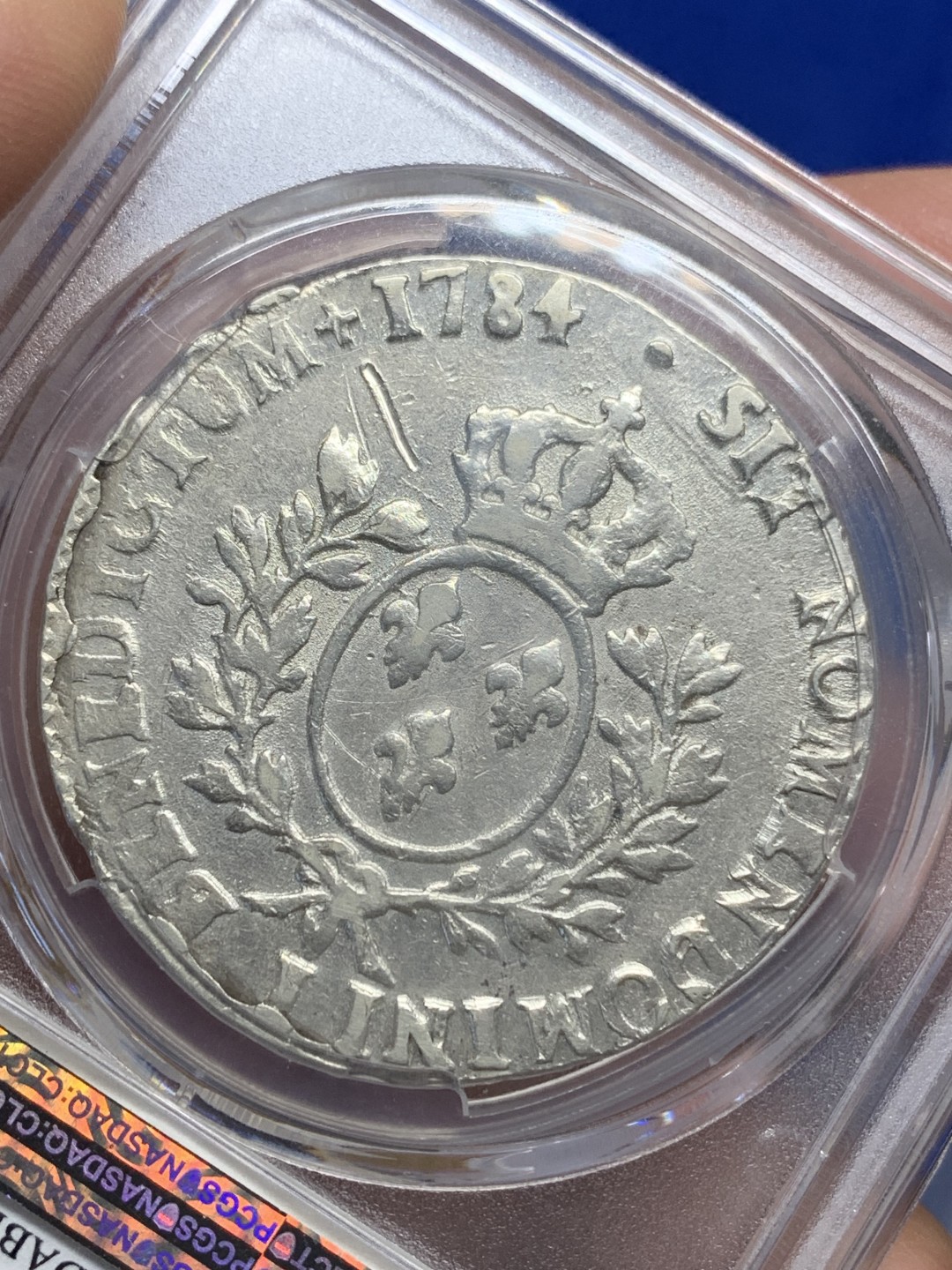 《竞宝斋》第150场-周日，周一，周四 3场 (全场包邮) PCGS-VFD 法国1784年I版路易十六埃居大银币