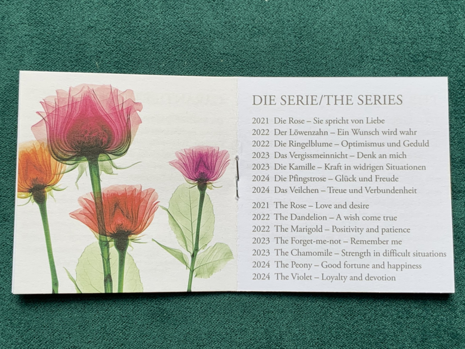 《竞宝斋》第150场-周日，周一，周四 3场 (全场包邮) 奥地利 10欧元 彩色玫瑰花语精制银币 原盒原证 热门题材 寓意美好可送恋人 无刮痕无白斑