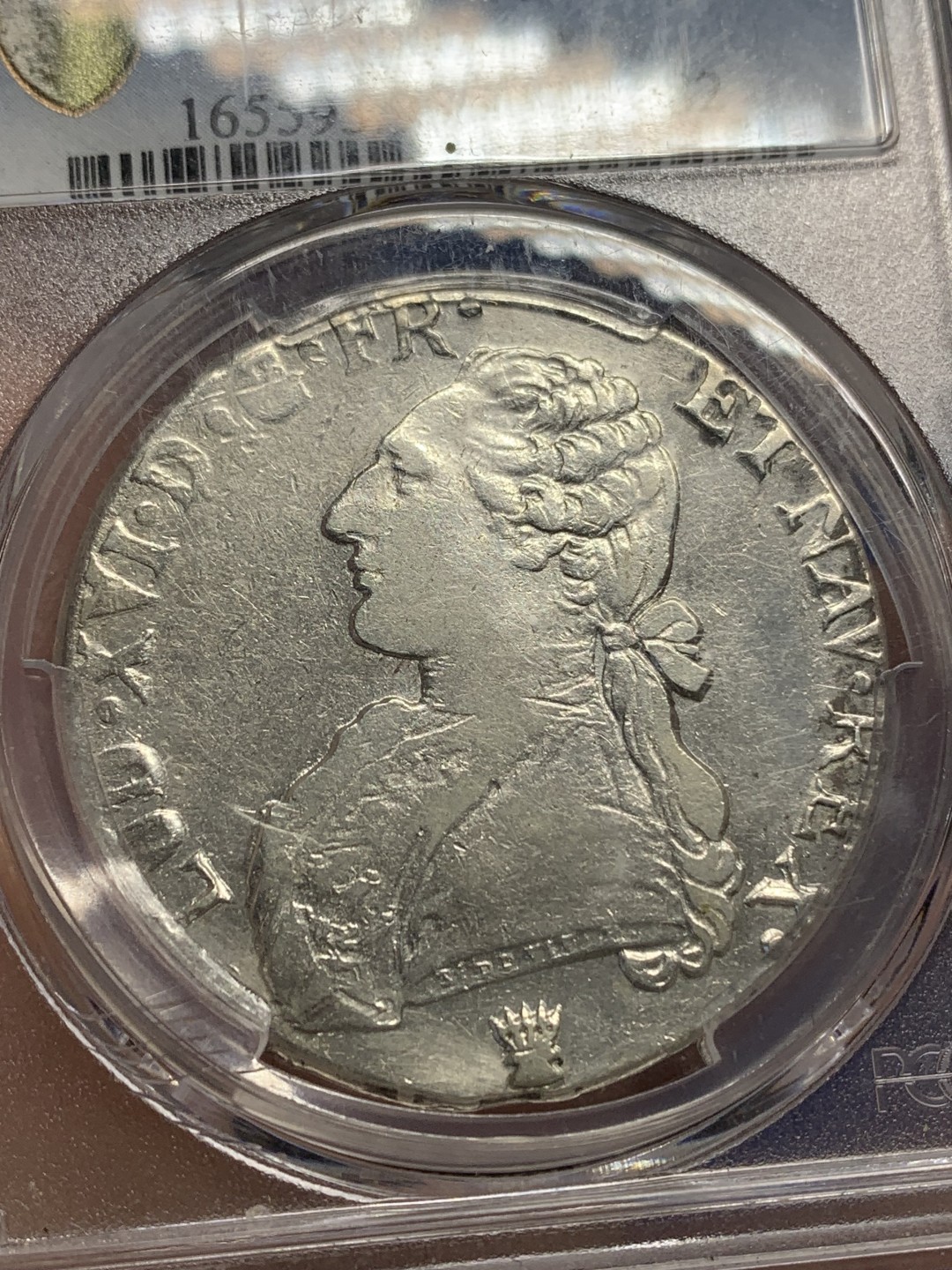 《竞宝斋》第150场-周日，周一，周四 3场 (全场包邮) PCGS-VFD 法国1784年I版路易十六埃居大银币