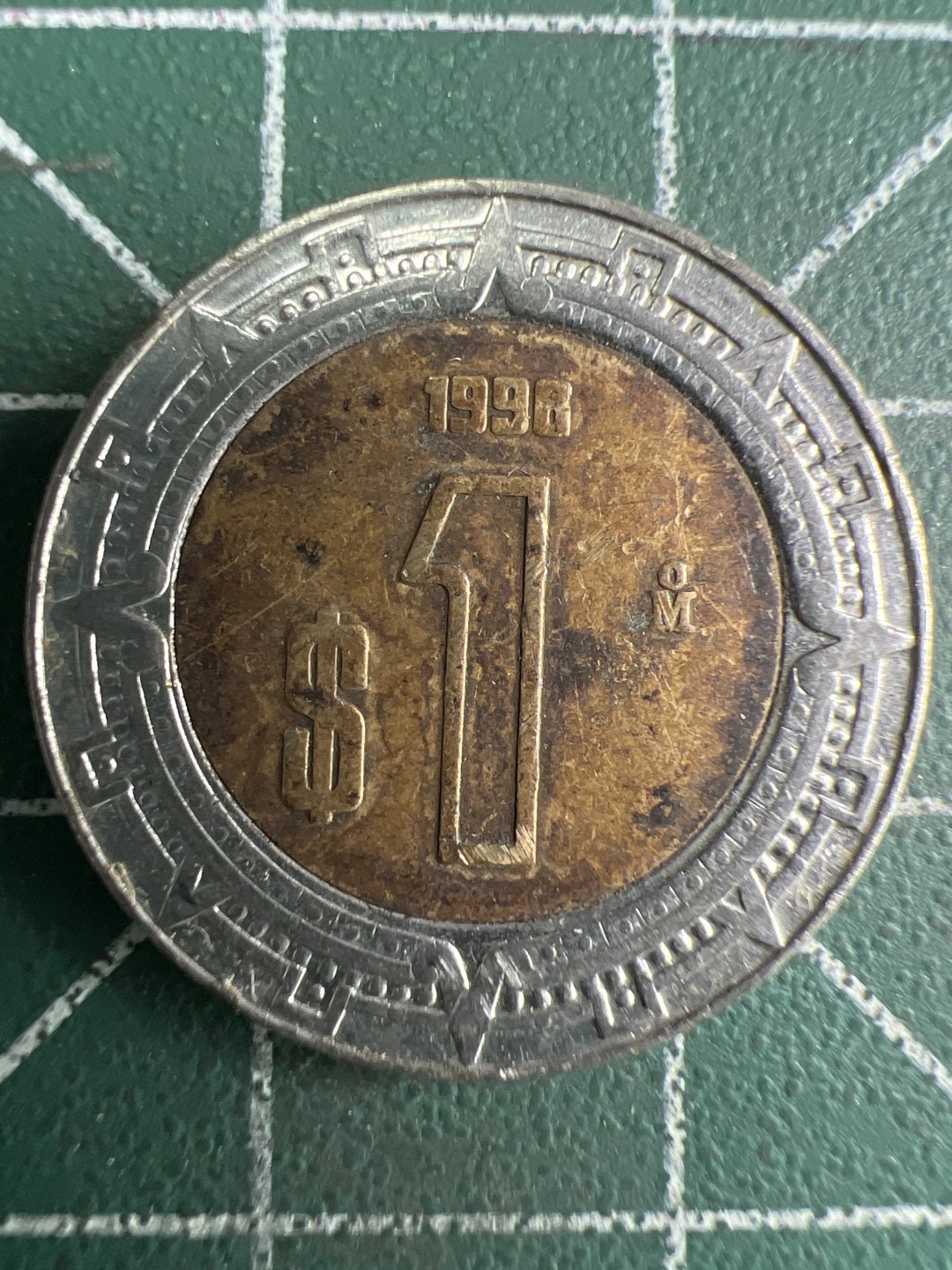 泡泡堂第298期  世界硬币 （无押金，捡漏，全场20包邮，偏远地区除外，接收代拍业务） 墨西哥一比索