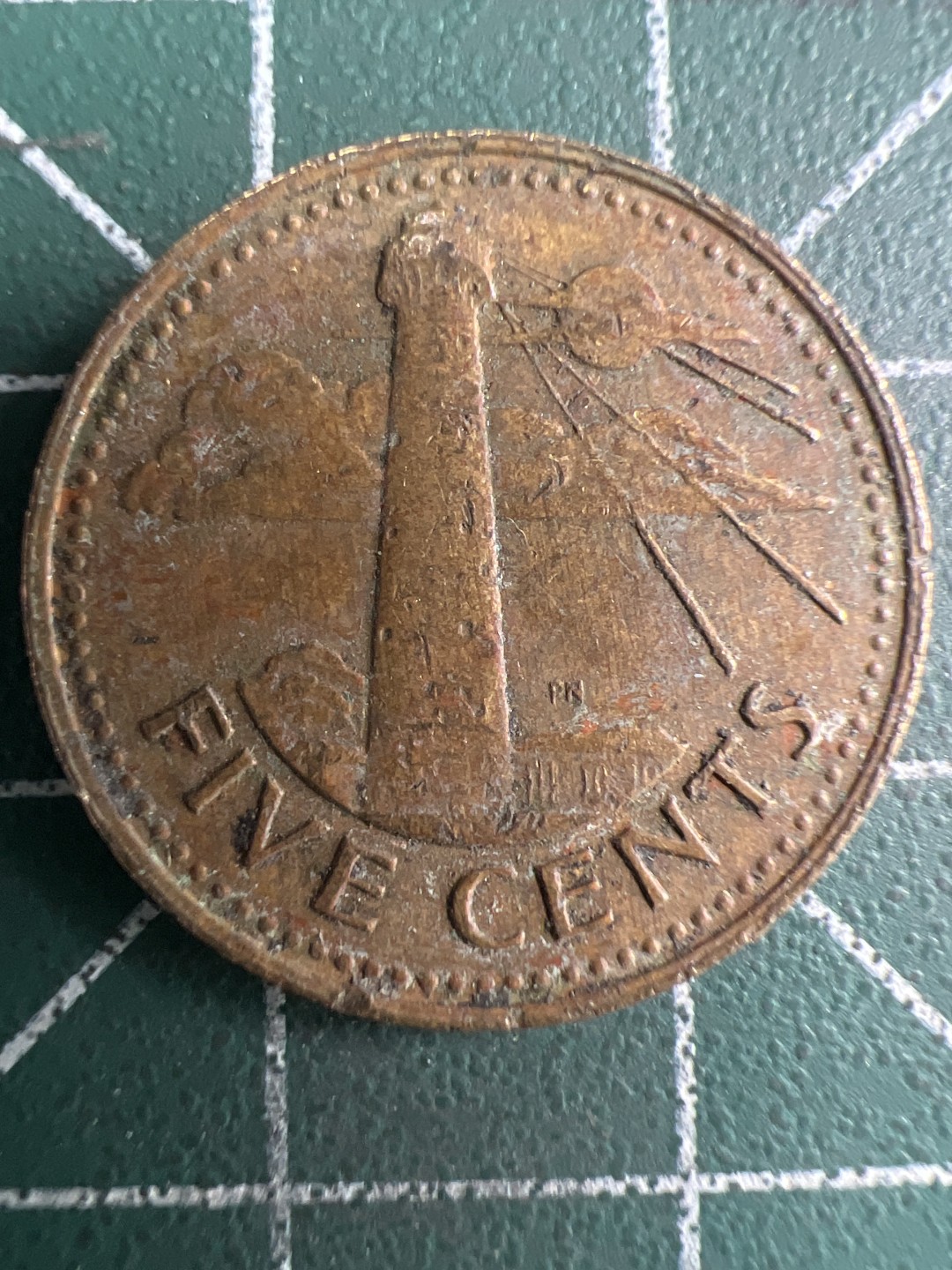 泡泡堂第285期  世界硬币 （无押金，捡漏，全场20包邮，偏远地区除外，接收代拍业务） 巴巴多斯五分