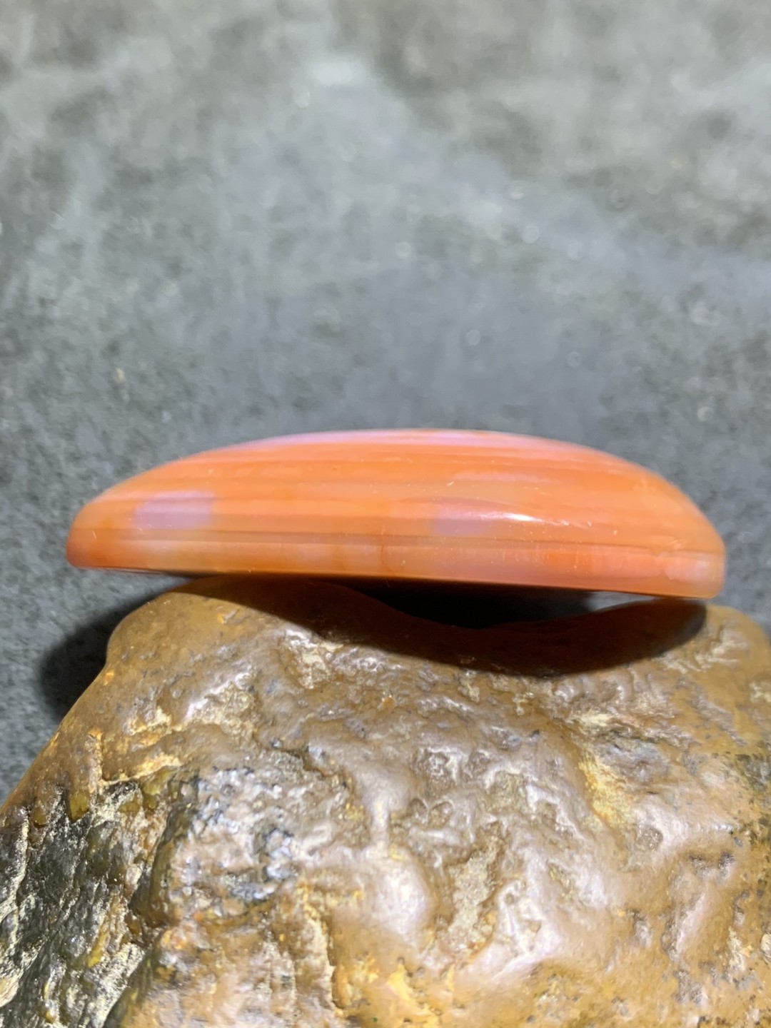 精美川料南红玛瑙天眼图案大吊坠一个，