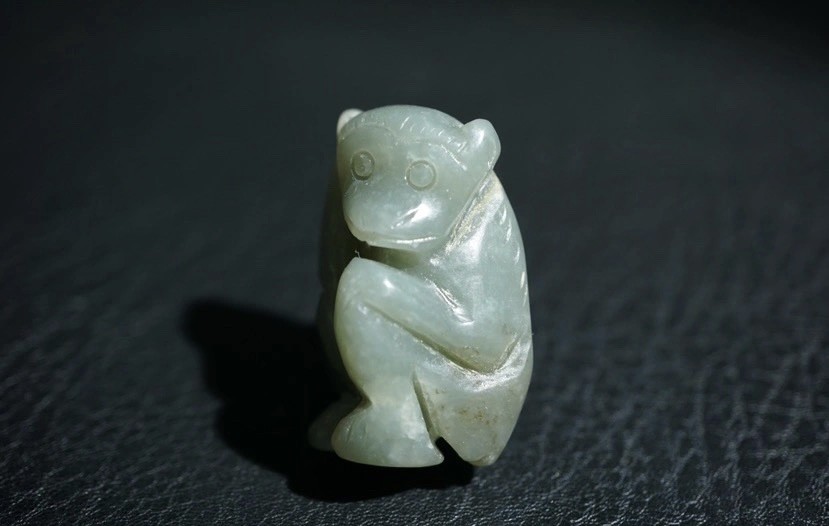 ｜冷门出品｜精选专拍·第贰拾柒场· 明清工老和田玉玉猴挂件