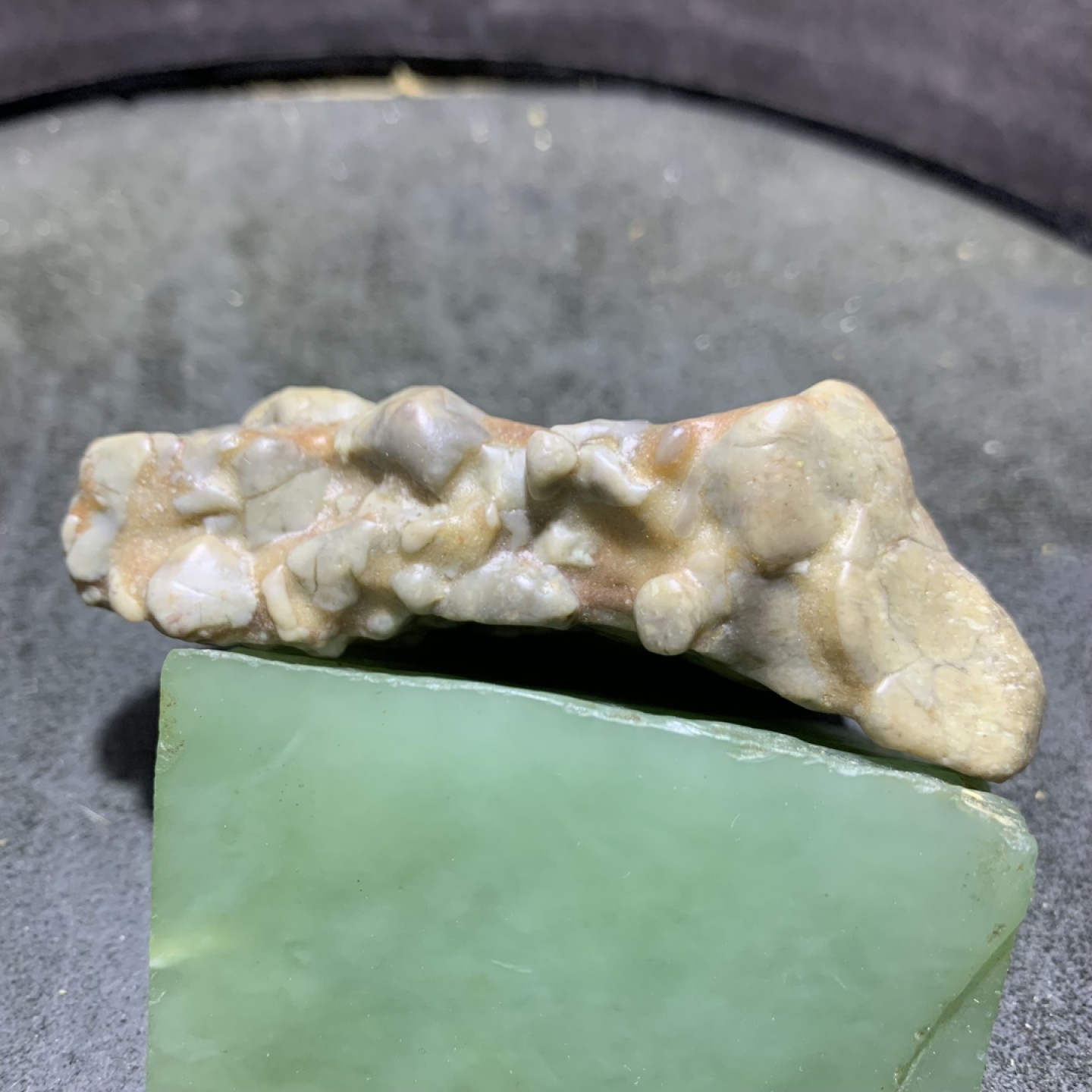 仅此一块，天然精品戈壁滩马马石原石一块！