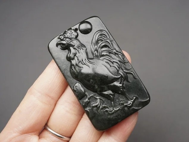 ｜冷门出品｜精选专拍·第贰拾柒场· 和田玉 生肖鸡玉牌 挂件