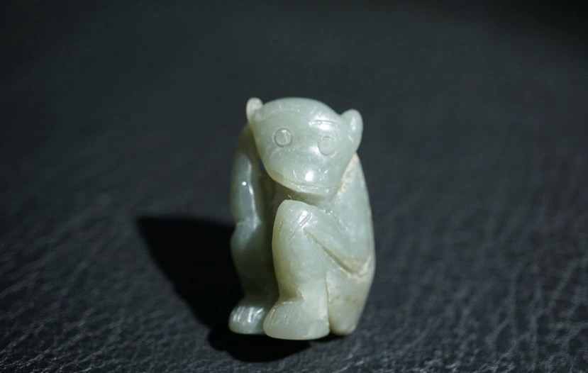 ｜冷门出品｜精选专拍·第贰拾柒场· 明清工老和田玉玉猴挂件