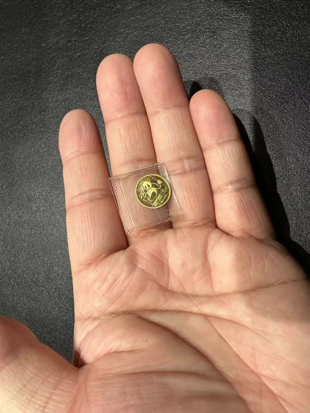 《外钞收藏家》第二百五十九期（连拍第四场） 1989年最小的熊猫金币 一枚