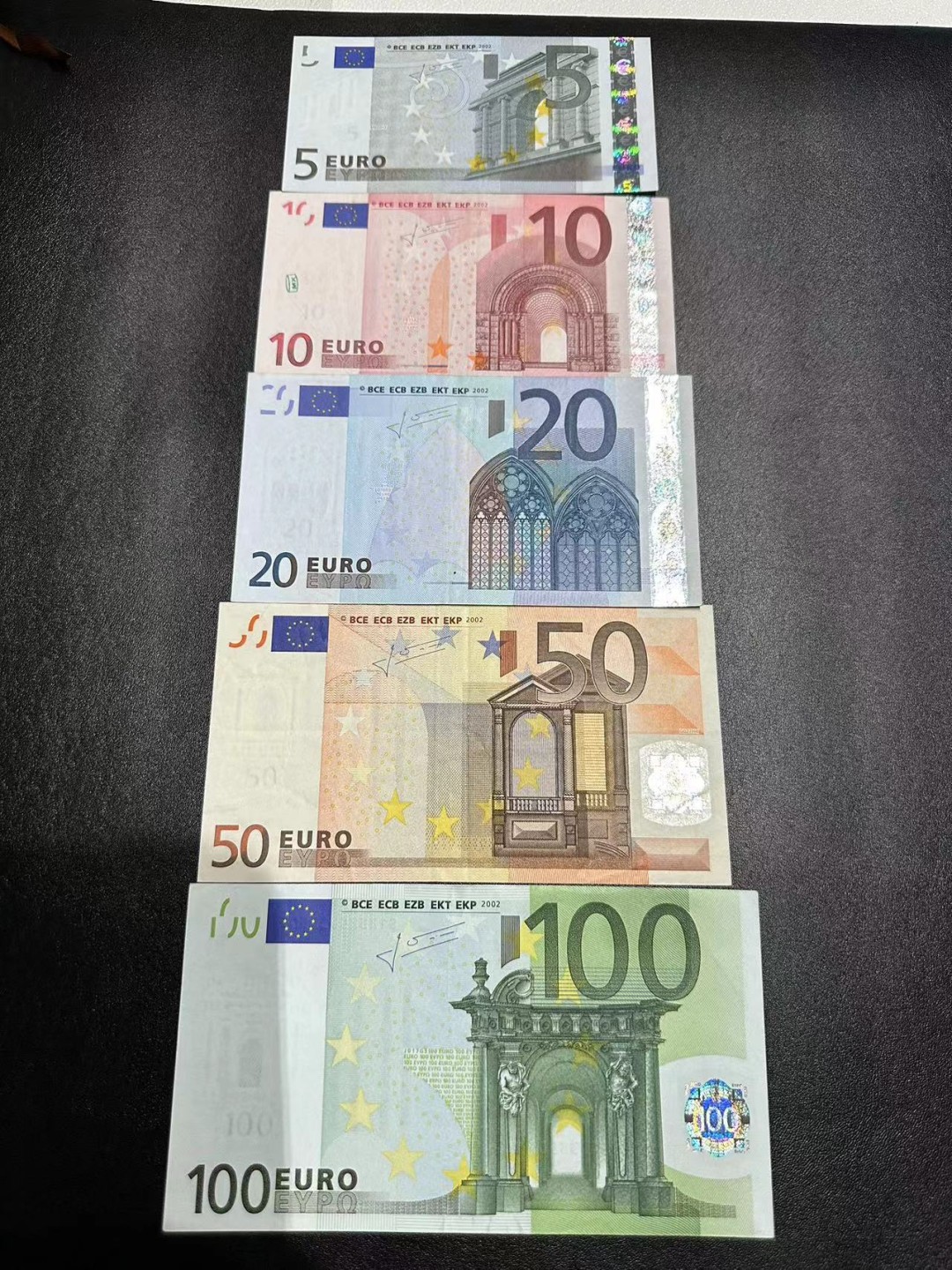 《外钞收藏家》第二百五十九期（连拍第四场） 欧元 五张一起 AU品相为主