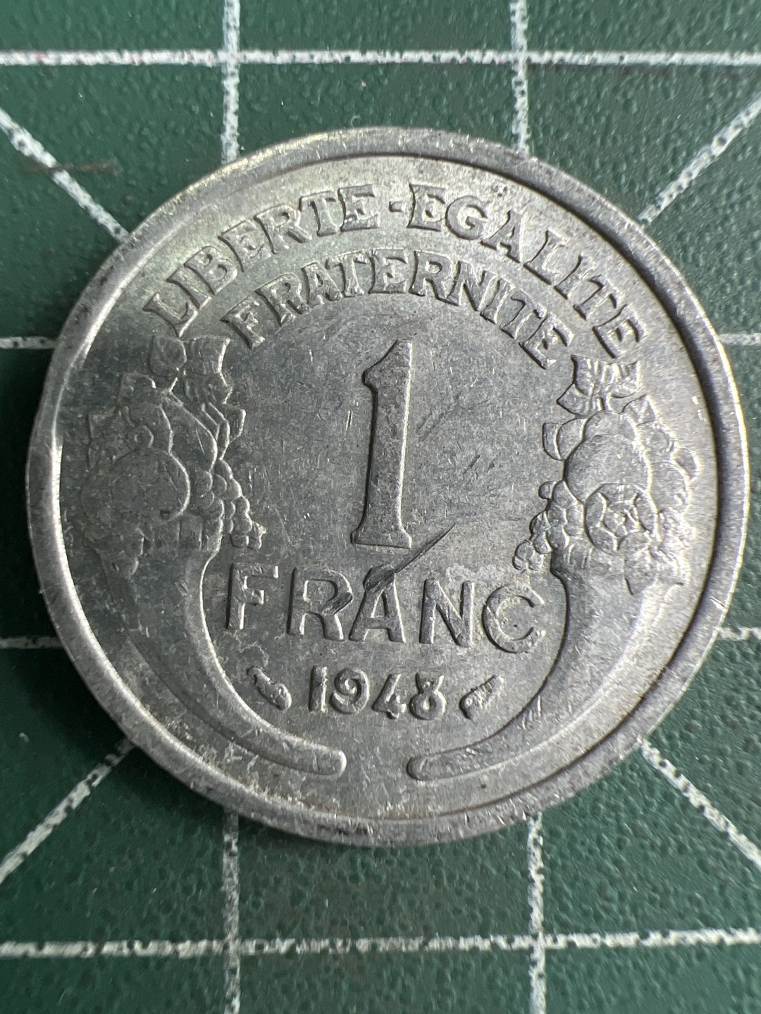 泡泡堂第274期  世界硬币 （无押金，捡漏，全场20包邮，偏远地区除外，接收代拍业务） 法国1法郎