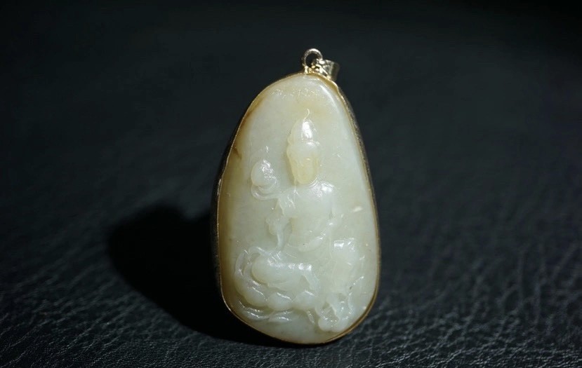 ｜冷门出品｜精选专拍·第贰拾柒场· 苏工老和田玉观音挂件