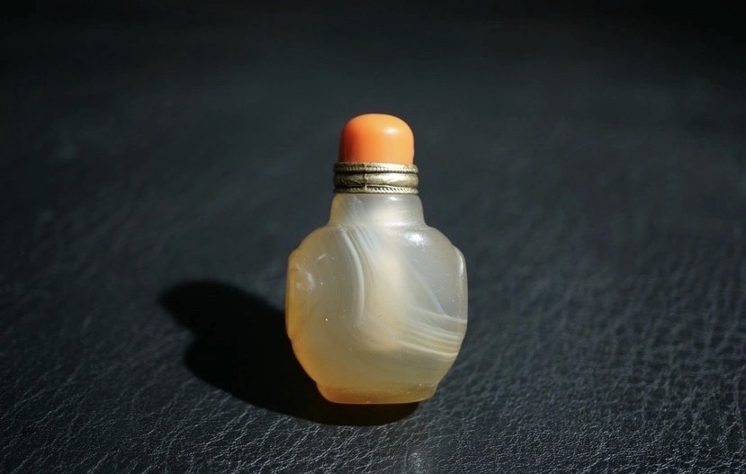 ｜冷门出品｜精选专拍·第贰拾柒场· 民国老影子玛瑙鼻烟壶全掏膛