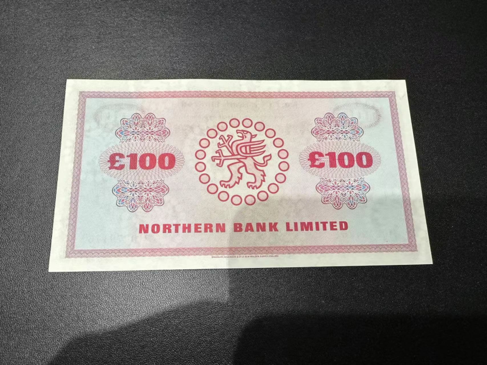 《外钞收藏家》第二百五十八期（连拍第三场） 1980年北爱尔兰100镑 全新UNC