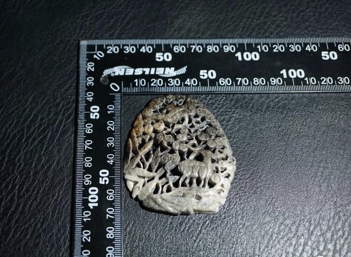 ｜冷门出品｜精选专拍·第贰拾柒场· 明清工老和田玉镂空秋山佩大瓦子