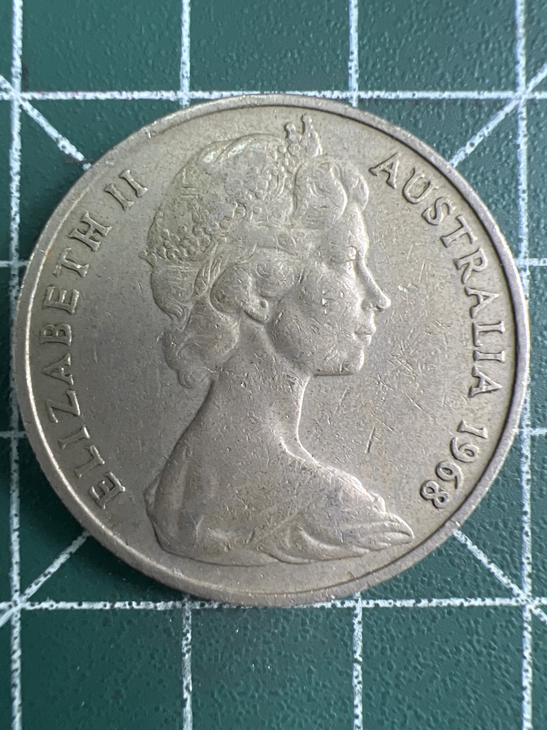 泡泡堂第285期  世界硬币 （无押金，捡漏，全场20包邮，偏远地区除外，接收代拍业务） 澳大利亚20分 青年