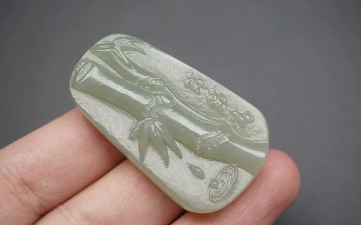 ｜冷门出品｜精选专拍·第贰拾柒场· 和田玉 竹节牌挂件