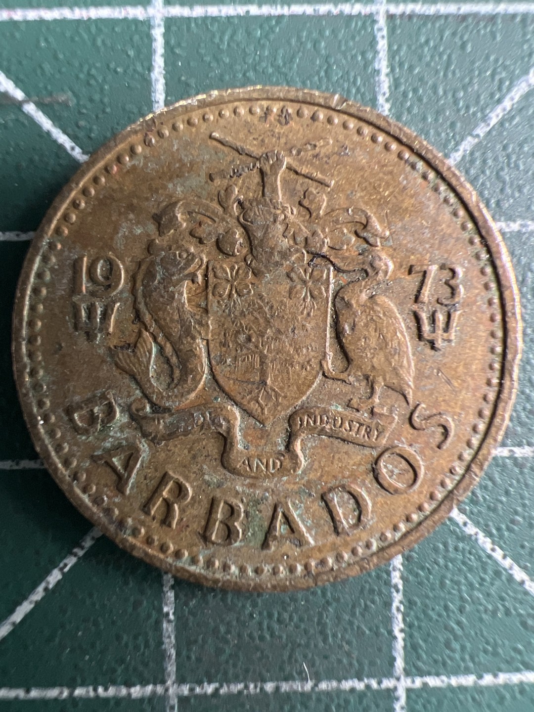 泡泡堂第285期  世界硬币 （无押金，捡漏，全场20包邮，偏远地区除外，接收代拍业务） 巴巴多斯五分