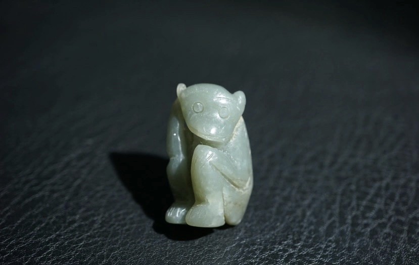 ｜冷门出品｜精选专拍·第贰拾柒场· 明清工老和田玉玉猴挂件