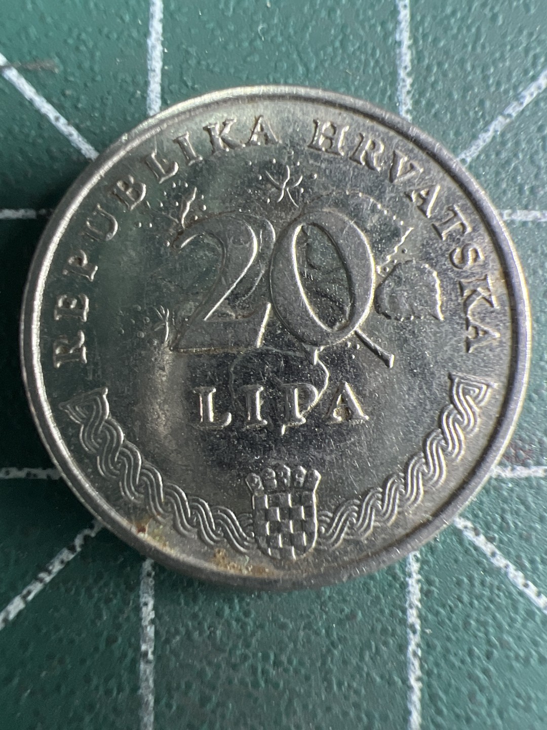 泡泡堂第274期  世界硬币 （无押金，捡漏，全场20包邮，偏远地区除外，接收代拍业务） 克罗地亚20利帕