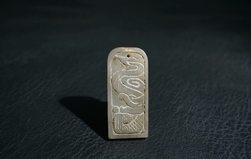 ｜冷门出品｜精选专拍·第贰拾柒场· 明清工老和田玉玉龙牌挂件