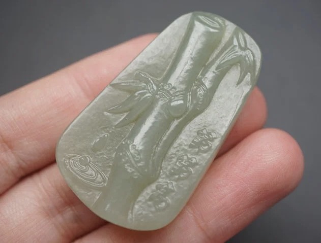 ｜冷门出品｜精选专拍·第贰拾柒场· 和田玉 竹节牌挂件