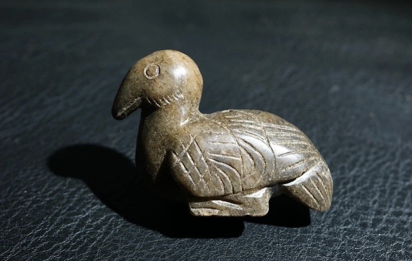 ｜冷门出品｜精选专拍·第贰拾玖场· 明清工老和田玉玉鸟把件摆件