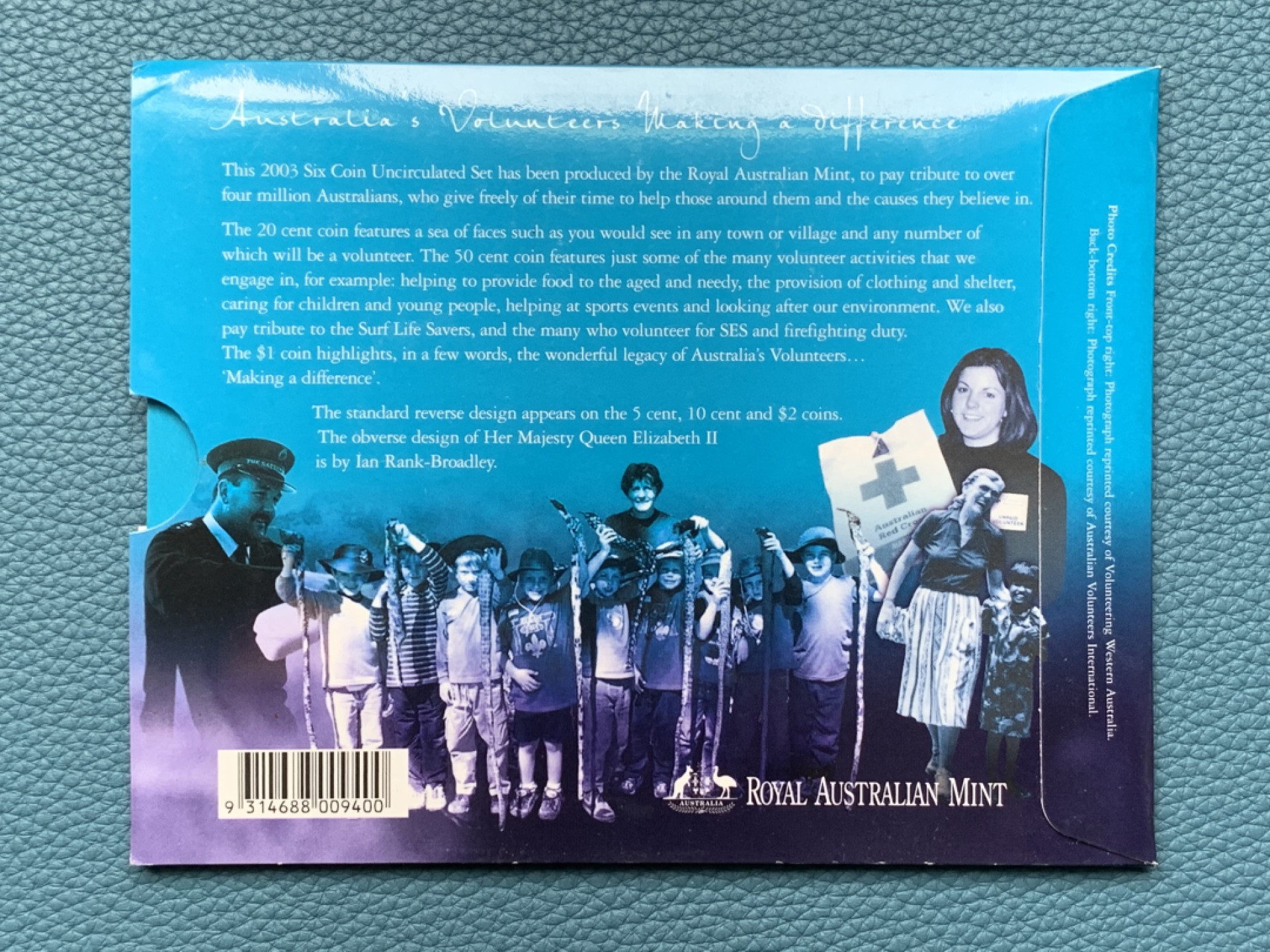 《竞宝斋》第151场-周日，周一，周四 3场 (全场包邮) 卡装 澳大利亚2003年 不同面值六枚套  少见