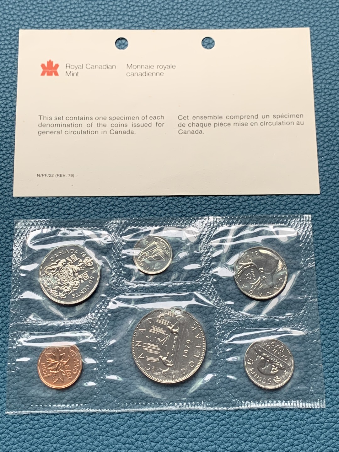 《竞宝斋》第151场-周日，周一，周四 3场 (全场包邮) 原信封 加拿大1979年 六枚套 不同面值 原厂封装