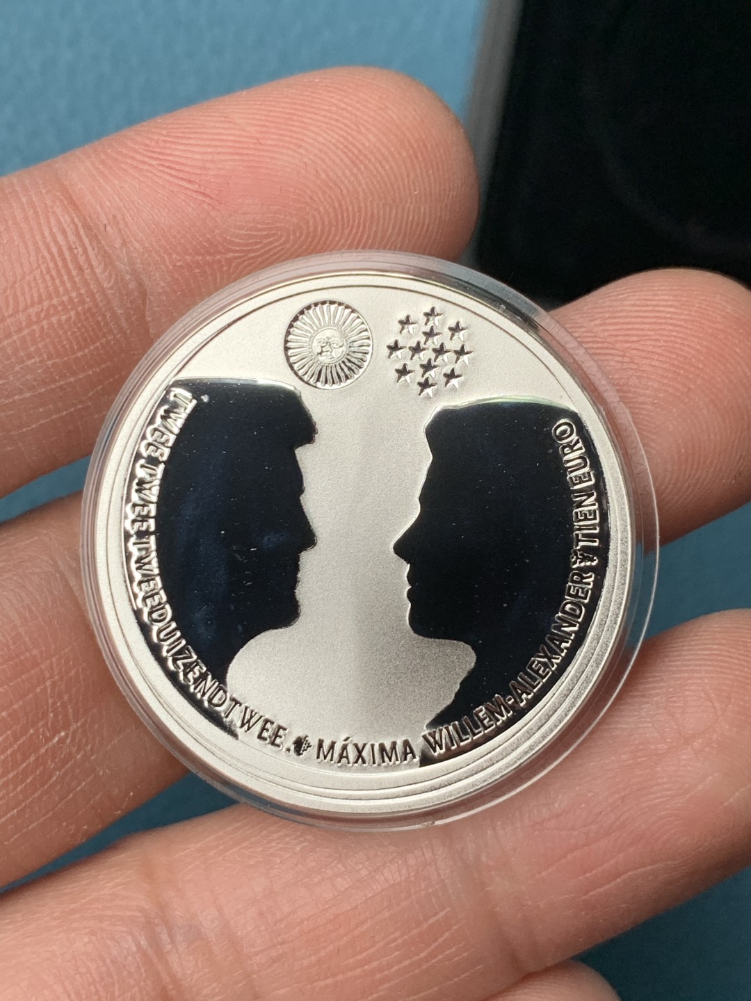 《竞宝斋》第151场-周日，周一，周四 3场 (全场包邮) 荷兰2002年 10欧元精制银币