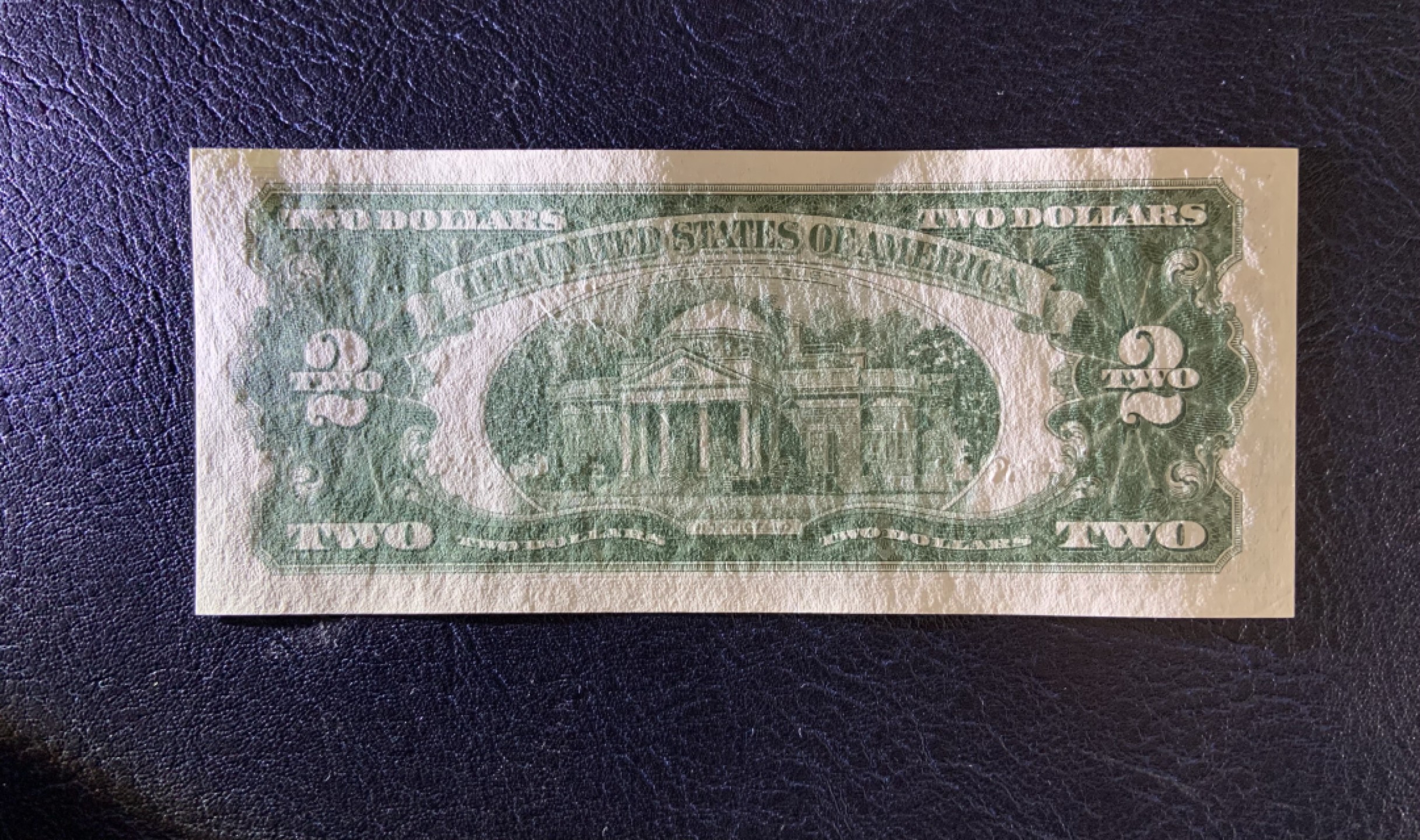 收藏联盟Quantum Auction 第248期拍卖 美国1963年政府券2元 品相UNC 角和票面有轻微瑕疵 细节如图