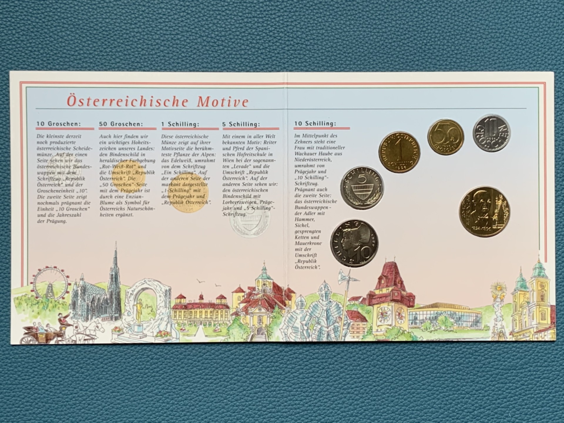 《竞宝斋》第151场-周日，周一，周四 3场 (全场包邮) 卡装 奥地利1996年 六枚套 原厂封装