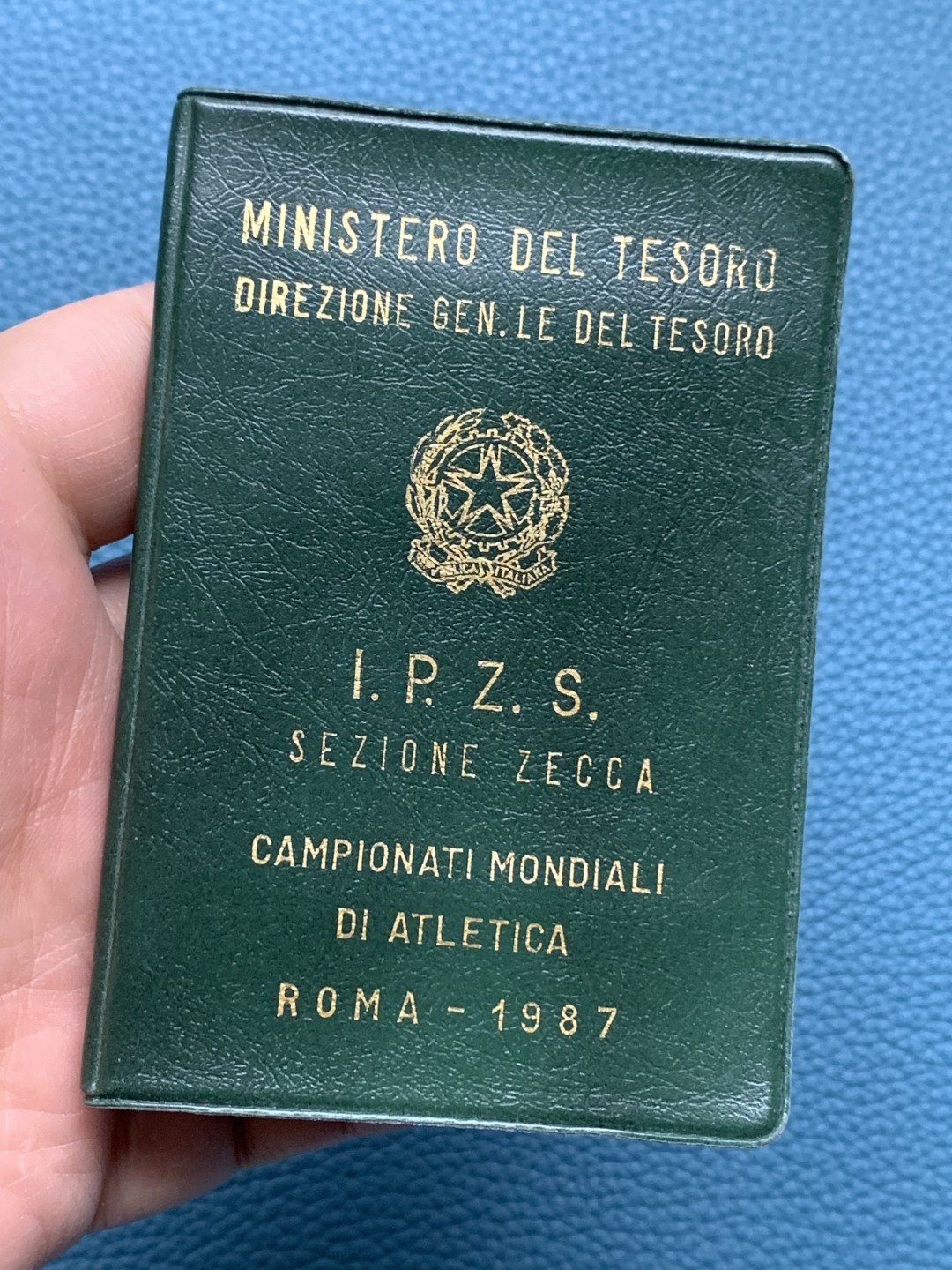 《竞宝斋》第151场-周日，周一，周四 3场 (全场包邮) 意大利1987年 亚特兰大奥运纪念 500里拉银币