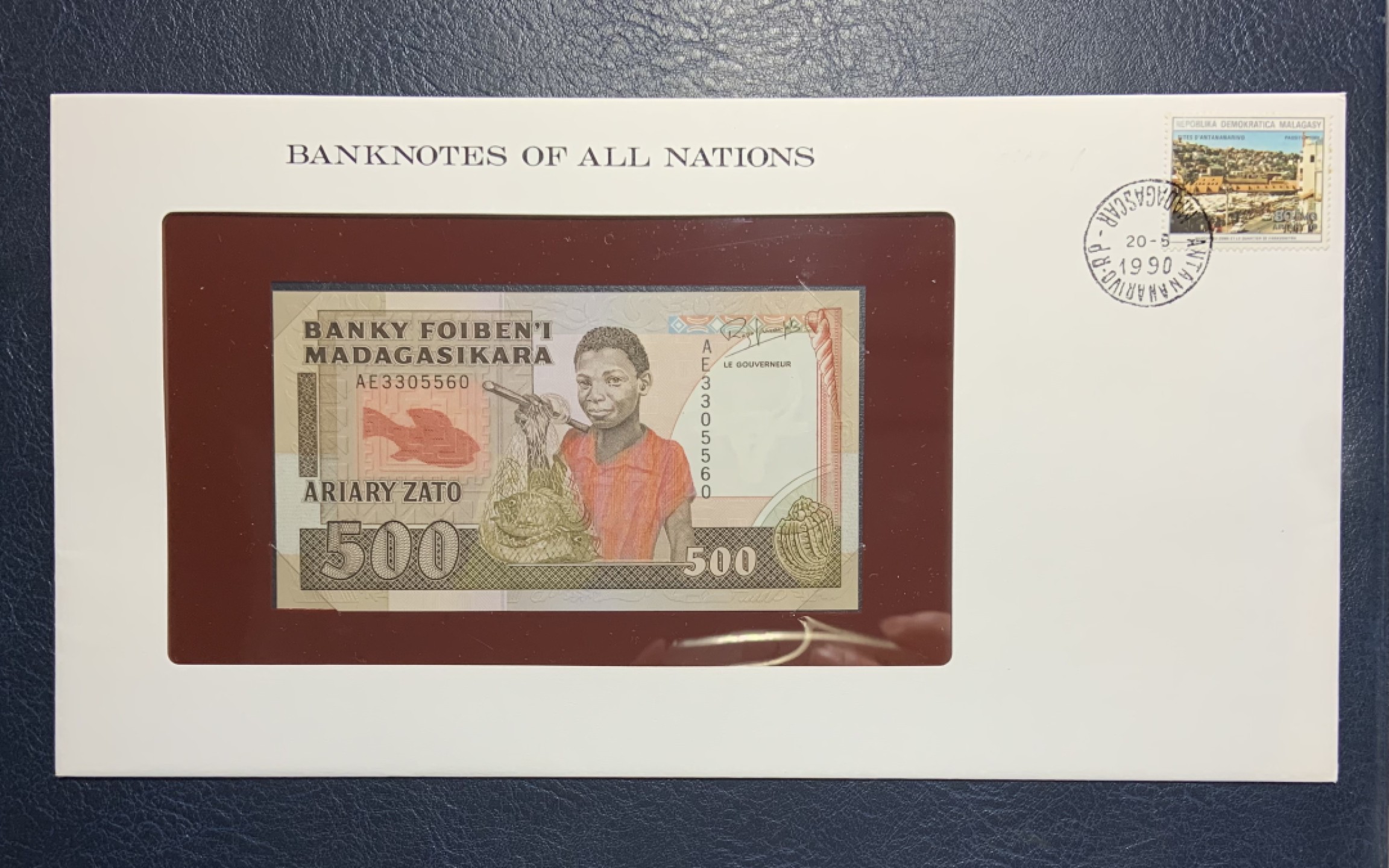 收藏联盟Quantum Auction 第248期拍卖 博茨瓦纳1983年1普拉和马达加斯加1988年500里亚尔富兰克林邮币封 品相UNC