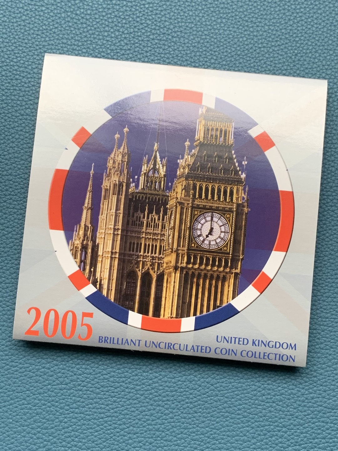 《竞宝斋》第151场-周日，周一，周四 3场 (全场包邮) 卡装 英国2005年 十枚套 最大面值两枚2镑纪念币 较少的年份