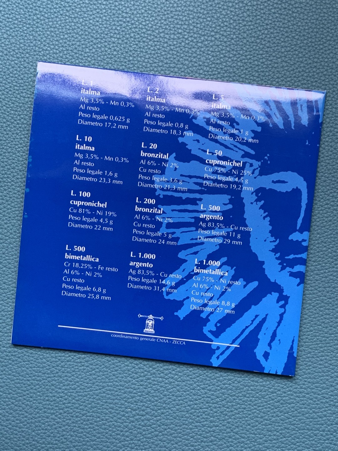 《竞宝斋》第151场-周日，周一，周四 3场 (全场包邮) 意大利1998年套币，含2枚银币，册子很大