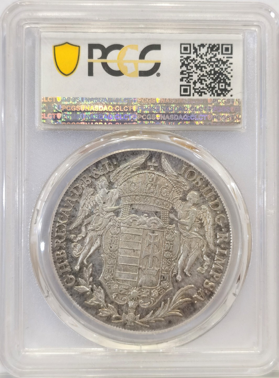 博洋堂世界钱币拍卖第022期（全场包邮） PCGS MS63 1783年神圣罗马帝国匈牙利圣母抱婴泰勒 淡金包浆，全币深打，没有减重痕，极为难得。亚军分，上面只有一个63+
