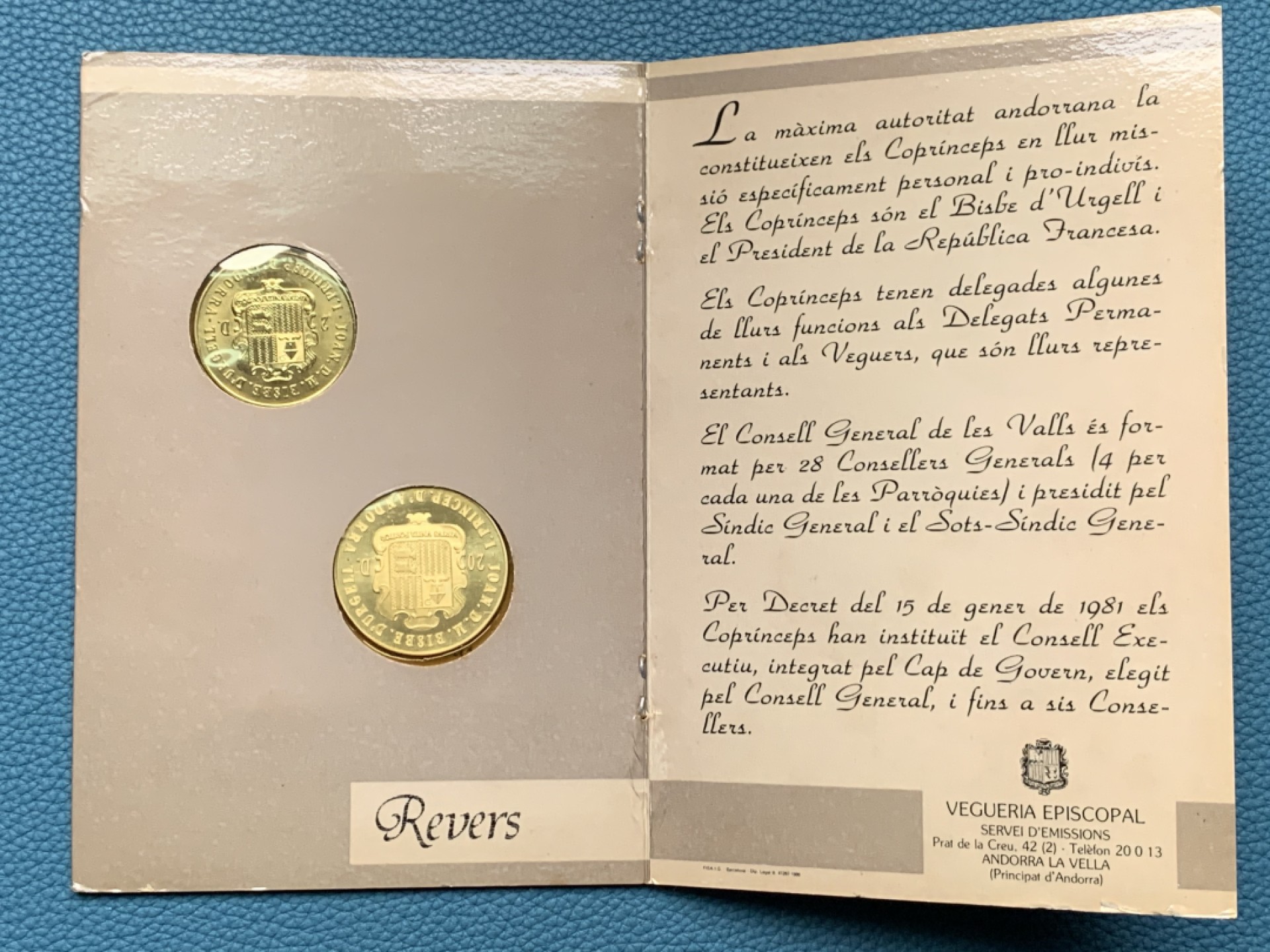 《竞宝斋》第151场-周日，周一，周四 3场 (全场包邮) 卡装 安道尔1987年 网球 2和20第纳尔 其中大个的是银币 16克 90%银