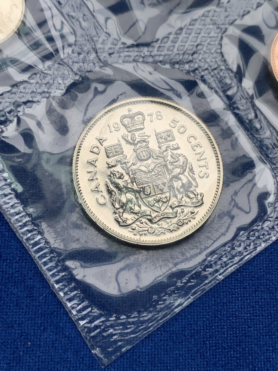 《竞宝斋》第151场-周日，周一，周四 3场 (全场包邮) 加拿大1978年 六枚套不同面值 造币厂封装