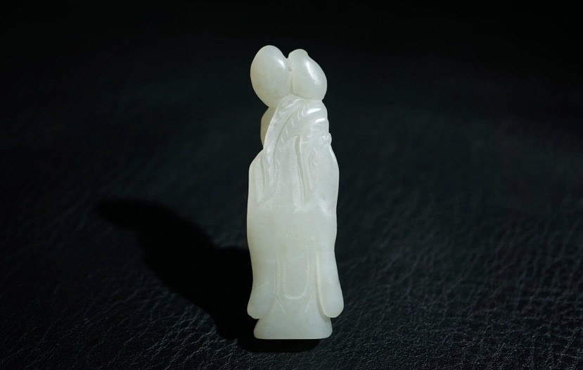 ｜冷门出品｜精选专拍·第贰拾捌场· 明清工老和田玉寿星立体工人物把件挂件