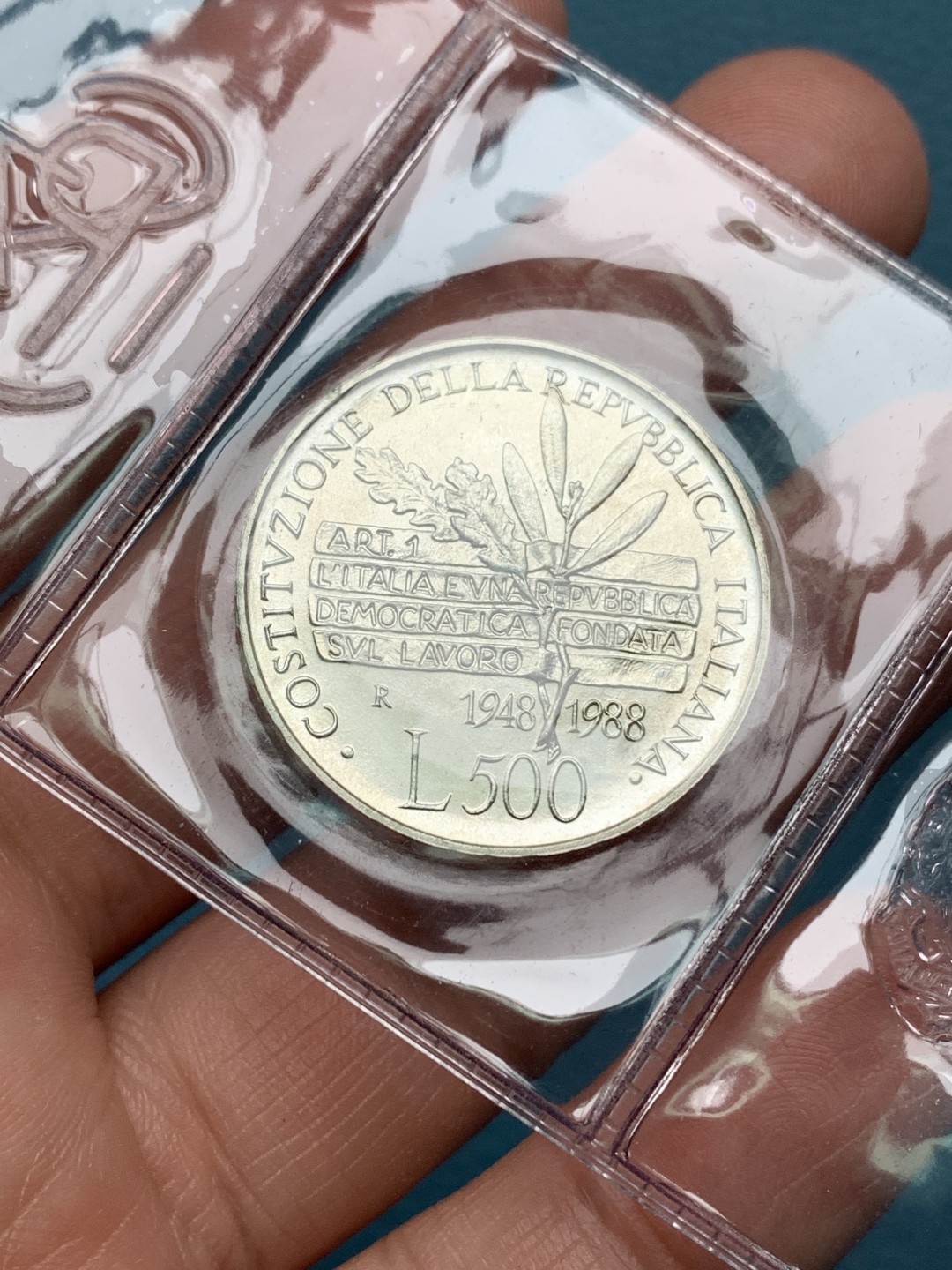 《竞宝斋》第151场-周日，周一，周四 3场 (全场包邮) 意大利1988年 女神 500里拉银币