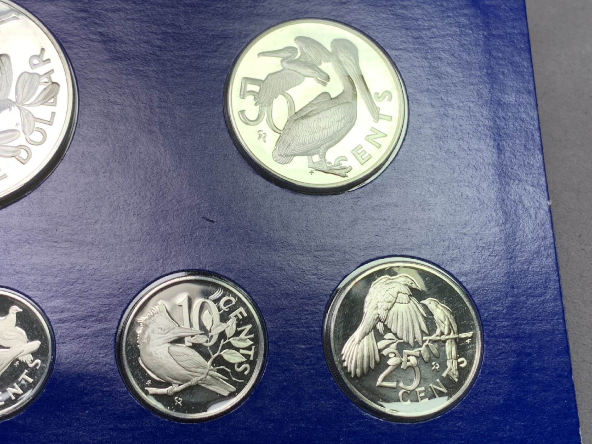 《竞宝斋》第151场-周日，周一，周四 3场 (全场包邮) 原盒 维京群岛1978年 六枚套 精制银币 非常漂亮