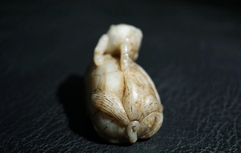 ｜冷门出品｜精选专拍·第贰拾玖场· 明清工老和田玉立体工龙龟茶宠摆件