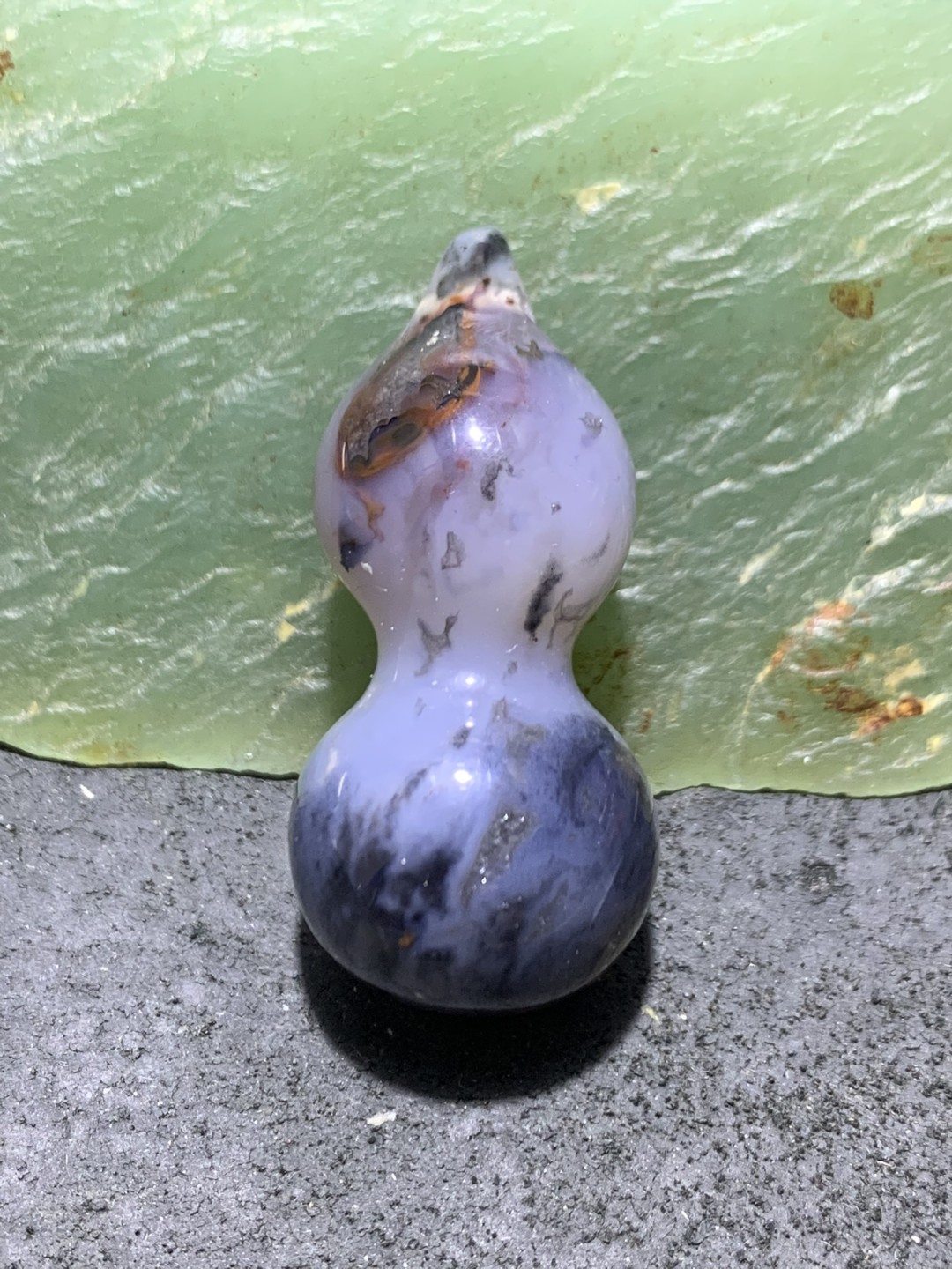 精美冰透高玉化战国红玛瑙葫芦吊坠一个，