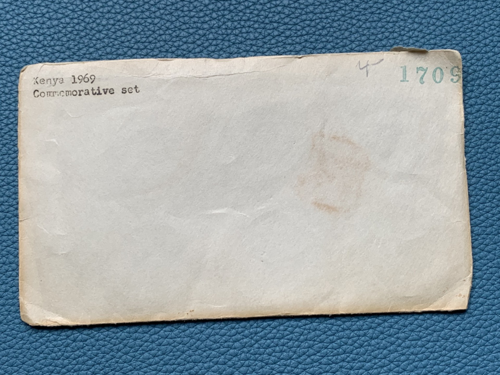 《竞宝斋》第151场-周日，周一，周四 3场 (全场包邮) 原信封 肯尼亚1969年 不同面值六枚套 原厂封装 BU品相 稀少品种